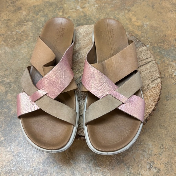 ECCO Simpil Multi Slide Sandals - Picture 2 of 9